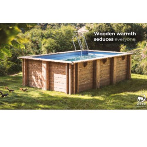 Piscina rettangolare fuori terra 10.18x4.27 mt Mint