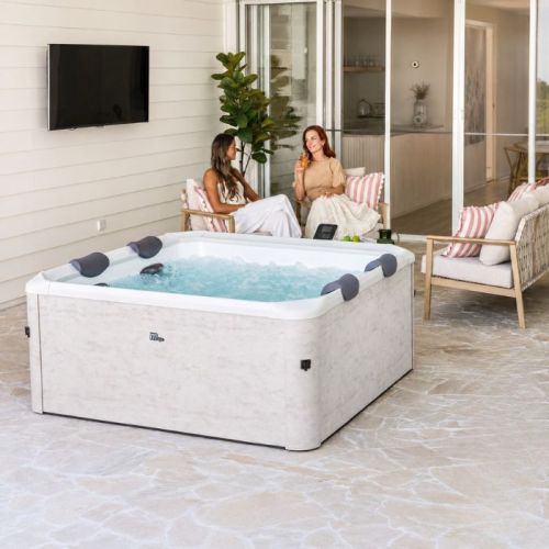 Piscina spa rigida da esterno Lithos MSpa 180x180 cm