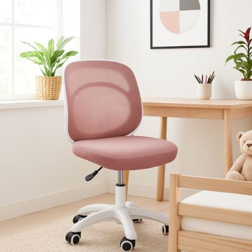 Sedia da scrivania rosa per cameretta