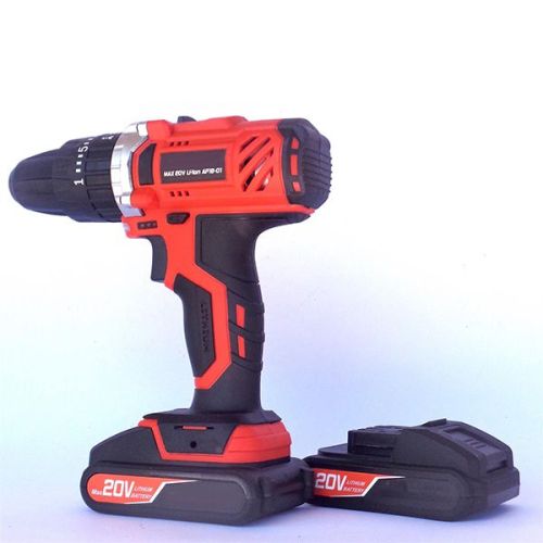 Trapano avvitatore con doppia batteria a litio 20V