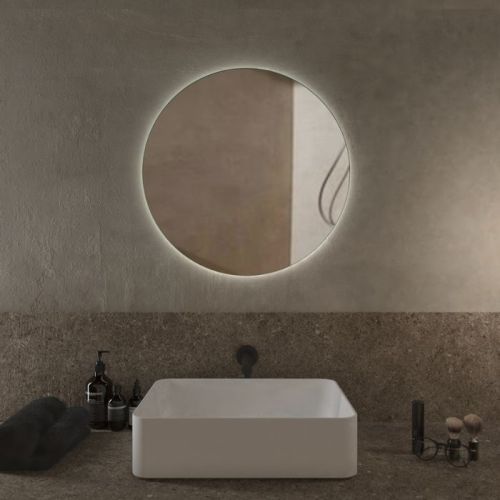 Specchio bagno tondo retroilluminato 60x60 cm
