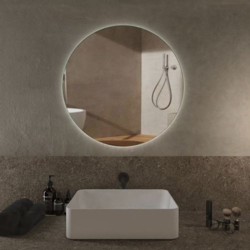 Specchio bagno tondo retroilluminato 70x70 cm