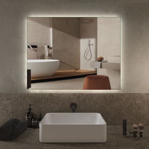 Specchio retroilluminato bagno 90x70cm con led