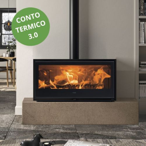 Stufa a legna Wengue da 5,8 kW Kunst