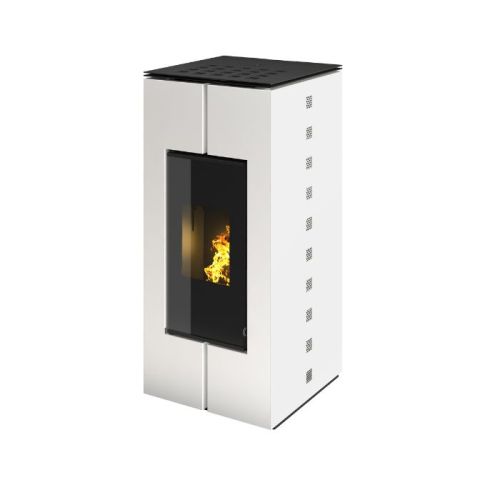 Stufa a pellet idro Relax 20 da 19,27 kw bianca