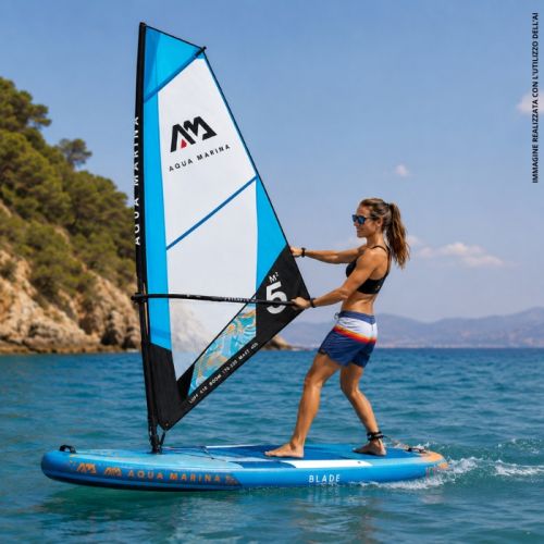Tavola da windsurf gonfiabile Aqua Marina Blade con vela