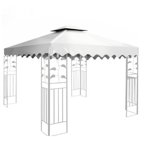 Telo di ricambio per gazebo 3x3 mt bianco da 180 gr/mq