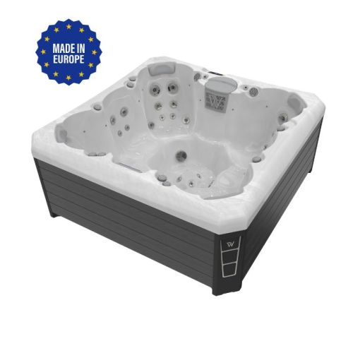 Vasca idromassaggio 7 posti Lima Life Wellis 218x218x90 cm