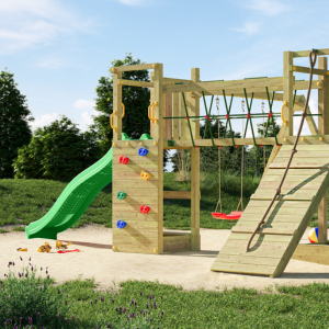Parco giochi in legno