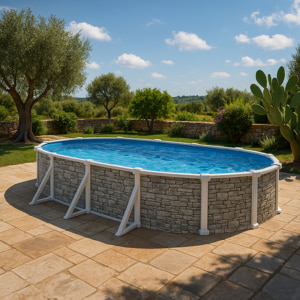 Piscine fuori terra in acciaio