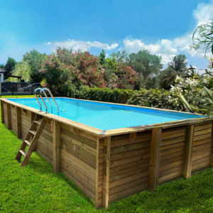 Piscine fuori terra in legno