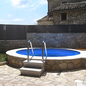 Piscine seminterrate rotonde
