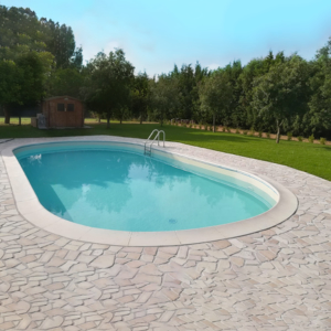 Piscine seminterrate ovali