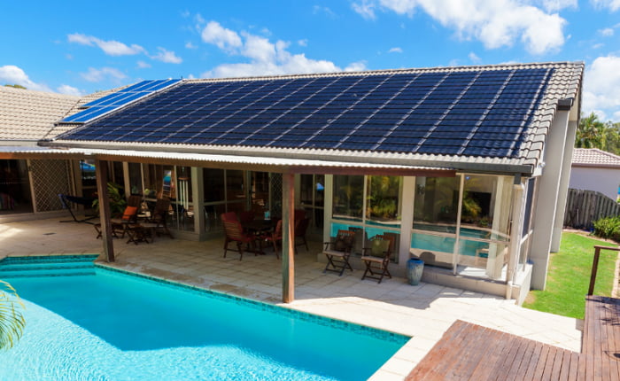 Riscaldatore solare per piscina