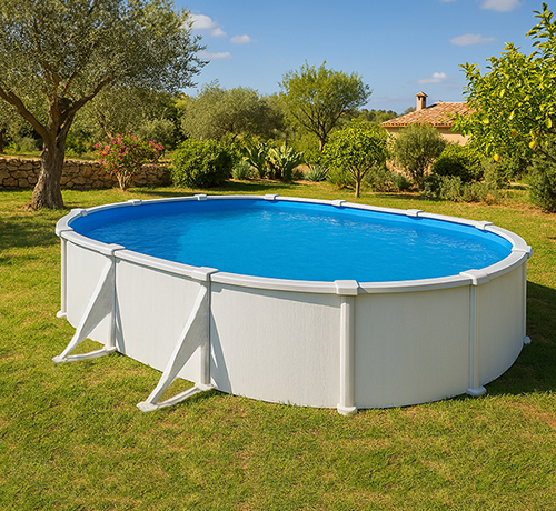 Piscine fuori terra in acciaio
